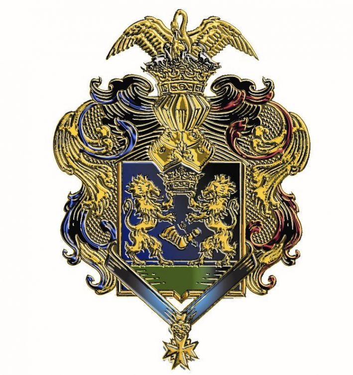 This elaborately detailed and regal crest is the Hertelendy Vineyards logo. Hertelendy Vineyards is one of the best Napa Valley wineries.
